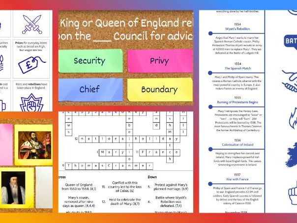 KS3/Common Entrance Making of the UK - Mary I: Introduction Lesson Pack