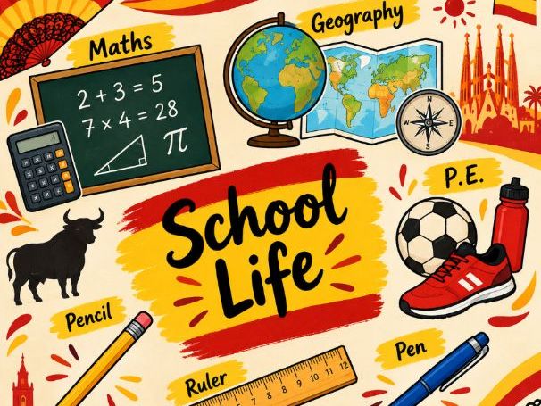 Spanish unit of work - School Life