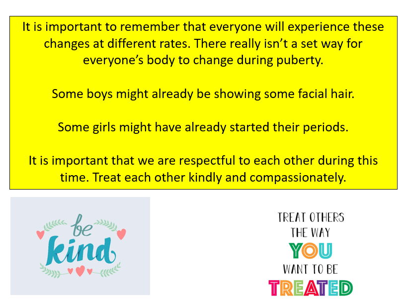 Puberty Lesson 2
