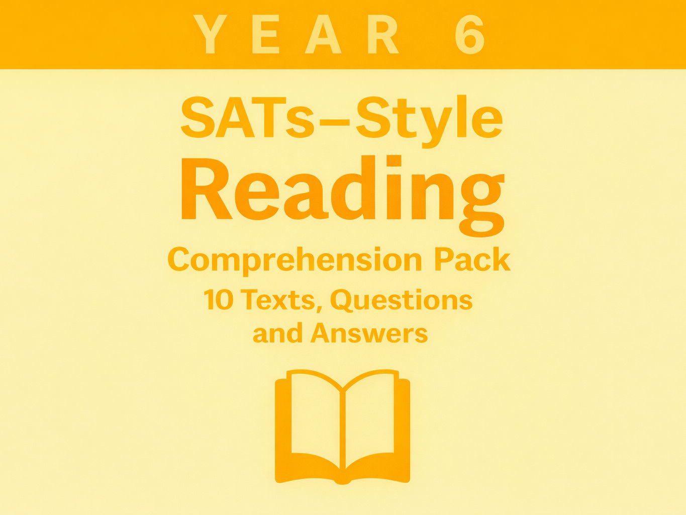 Year 6 Reading Comprehension Bundle | 10 SATs‑Style Texts | 10 Lessons | Questions & Answers