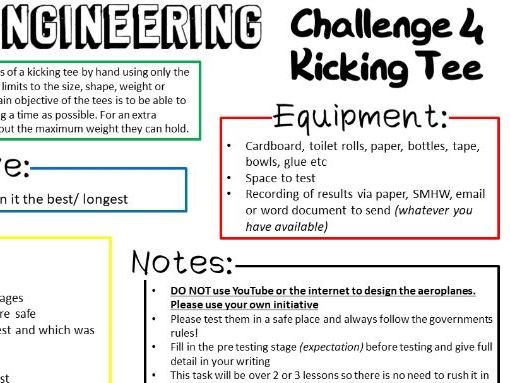 Engineering Challenge 4- Kicking tee