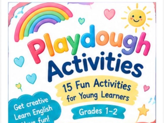 Playdough Activities for ESL – 15 Fun Activities for Grades 1–2