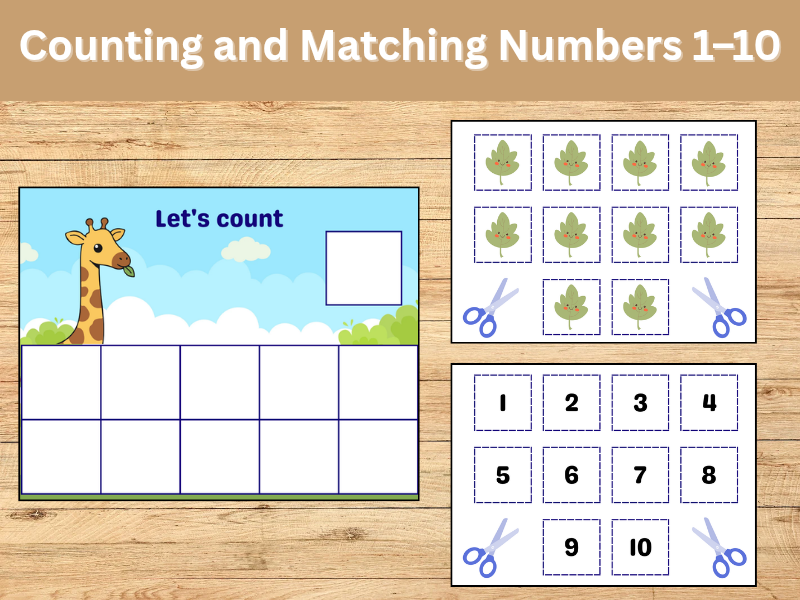 Counting and Matching Numbers 1–10