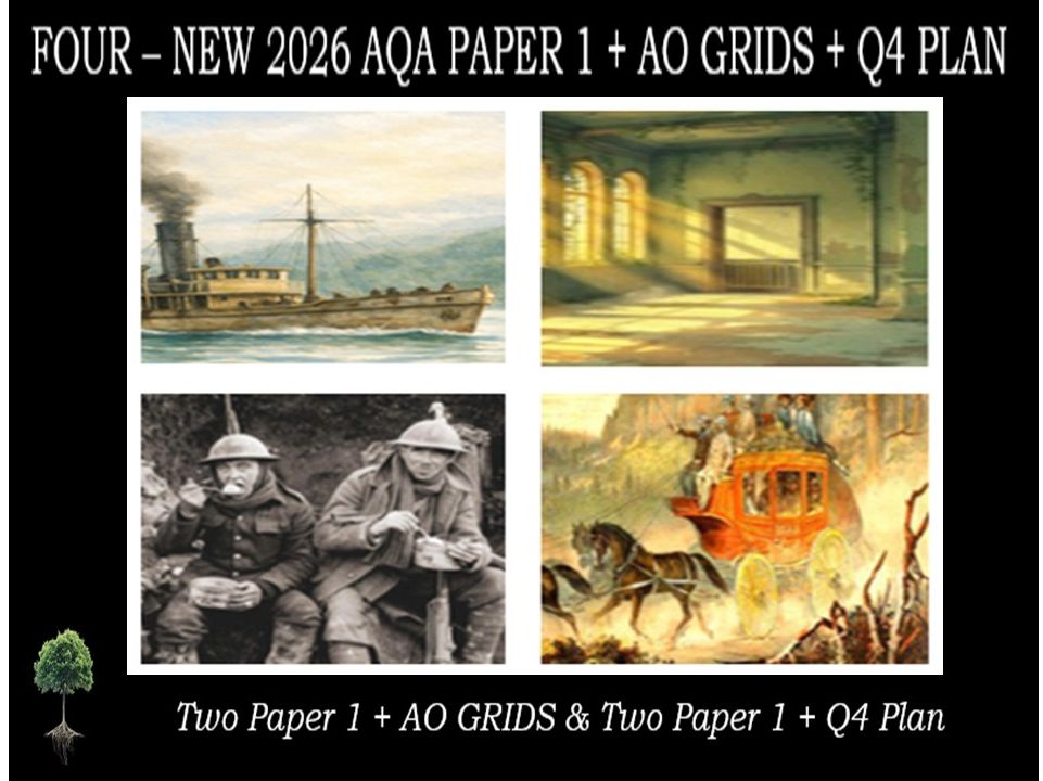 FOUR - AQA PAPER 1 | 2026 FULL MOCKS | AO GRIDS | Q4 PLAN