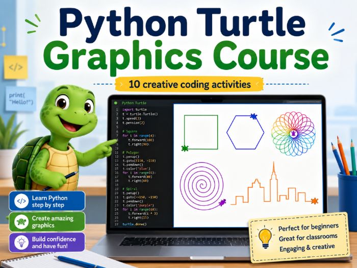 Python Turtle Graphics Course