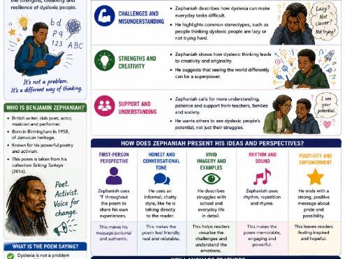 Young and Dyslexic GCSE English  – Language Analysis  Revision