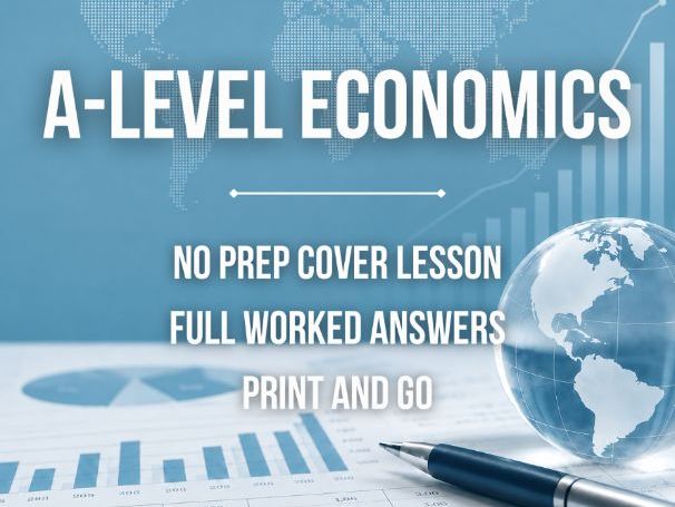 KS5 Economics (A-Level) Cover Lesson: Supply & Demand Equilibrium (No Prep)