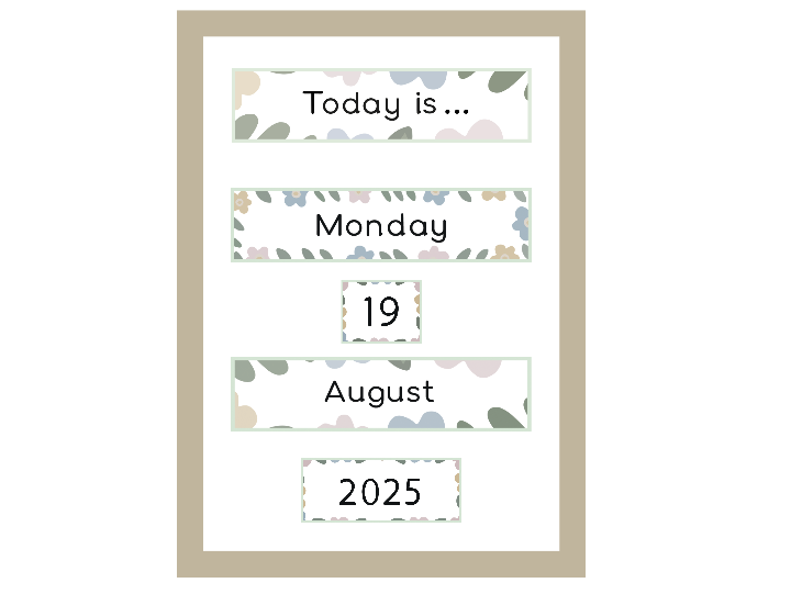 EYFS Classroom Calendar Display Pack