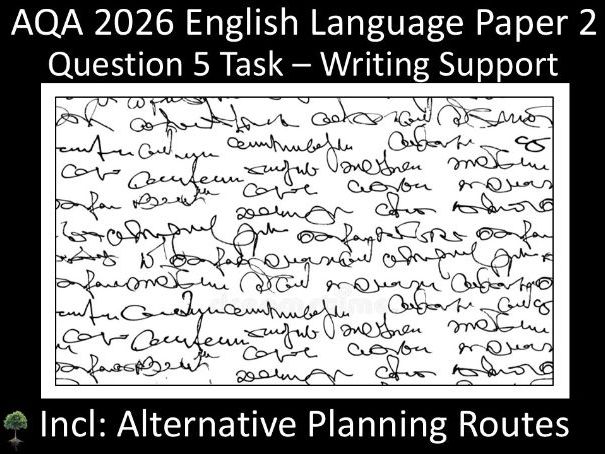 Question 5: AQA 2026 English Language Paper 2 | Handwriting