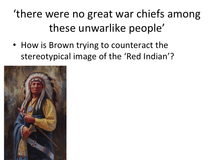 Perspectives in History- Bury My Heart at Wounded Knee. GCSE Non-Fiction