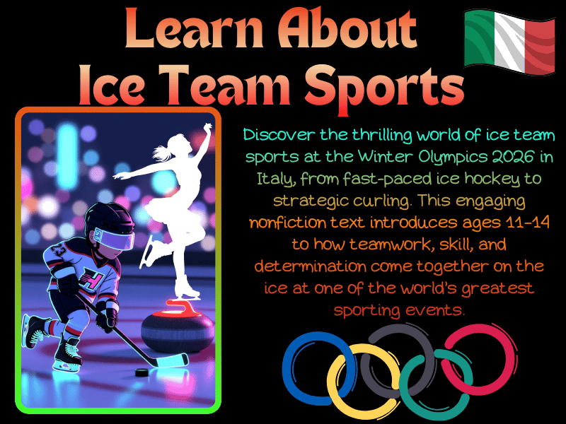 Learn About Ice Team Sports: Nonfiction Guide for Italy Winter Olympics 2026
