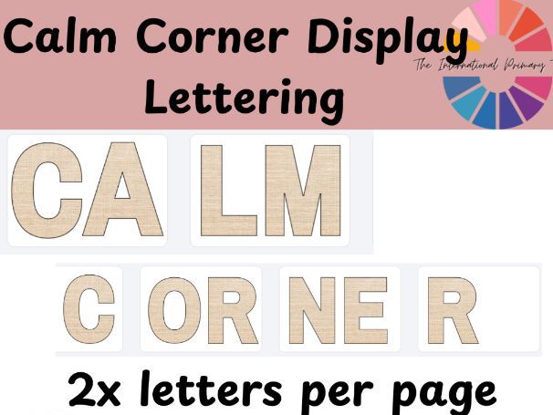 Natural Hessian Classroom Display Lettering | Neutral Classroom Decor | Printable