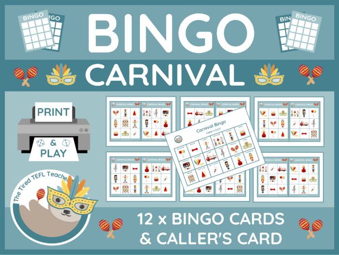 ESL Carnival Bingo