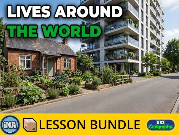 Lives Around the World - Complete KS3 Geography Lesson Pack