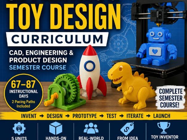 3D Printing, Toy Design & CAD