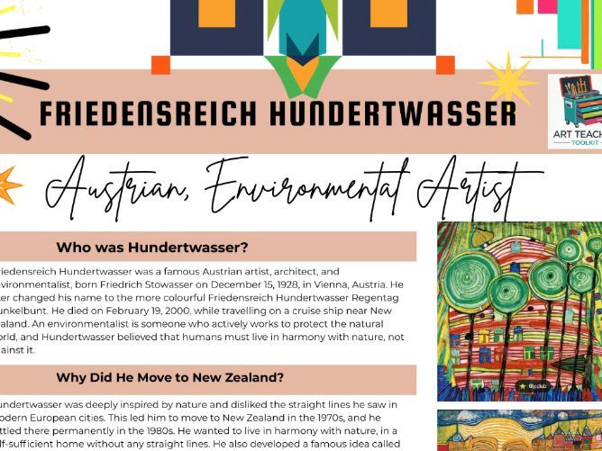 Y7 Hundertwasser Research / Comprehension task EN, CH, KO