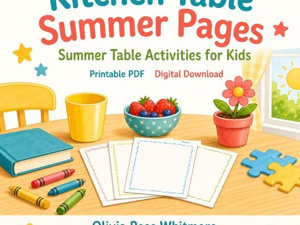 Kitchen Table Summer Pages