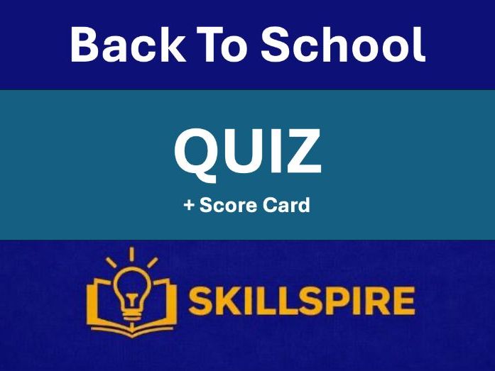 The Ultimate Back to School Quiz | I Know What Happened Last Summer 2026 | 50 Questions + Score Card