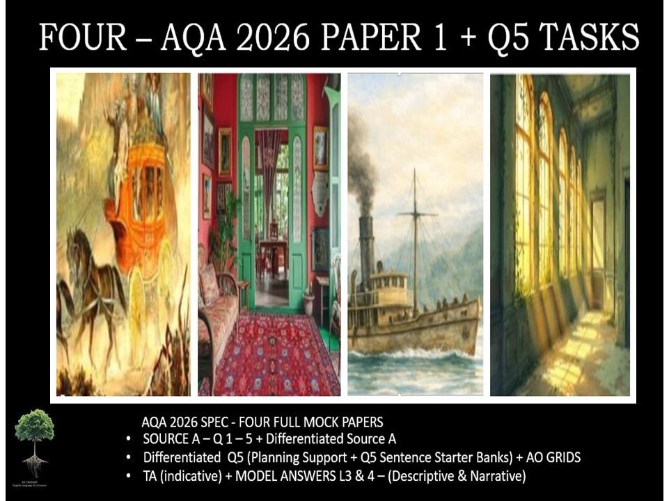 FOUR - PAPER 1 | 2026 FULL MOCKS | Q5 TASKS