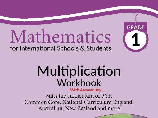 Grade 1 Multiplication Workbook PYP IB, common Core | BeeOne Books