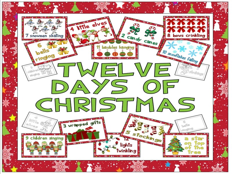 TWELVES DAYS OF CHRISTMAS