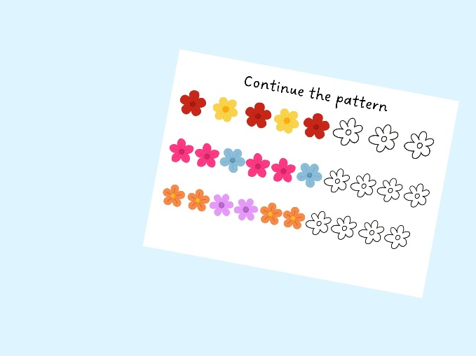 Continue the pattern AB, AABB, AAB