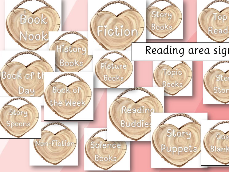 Reading Area Signs