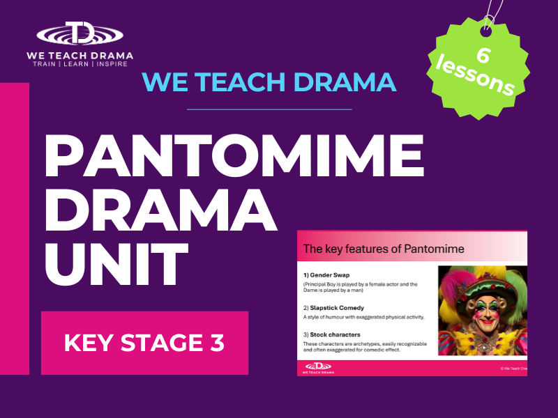 Pantomime Scheme of Work KS3 | 6 Drama Lessons with Original Scripts