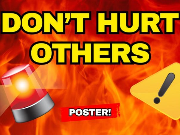 Don’t Hurt Others Reminder Poster