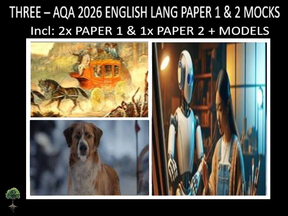 THREE - AQA PAPER 1 & 2 | 2026 FULL MOCKS | MODELS