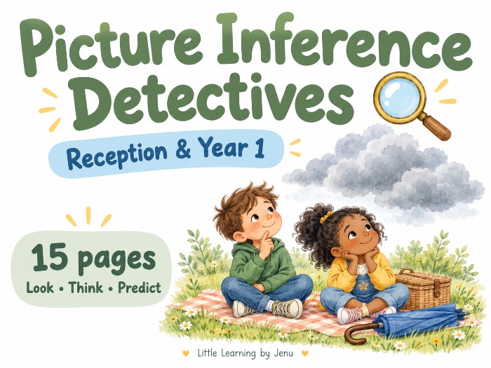 Picture Inference Detectives | Reception & Year 1 | Comprehension, Prediction & Oracy