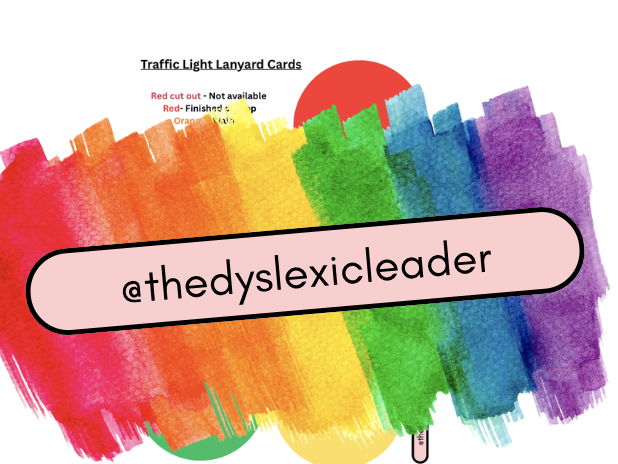 Traffic Light Lanyard Cards