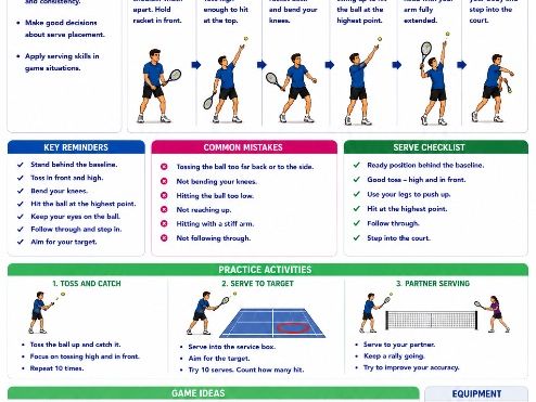 Tennis - Practical / TA resource card