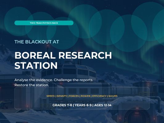 Boreal Physics Team Challenge Grades 7-8