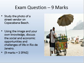 AQA GCSE Geography Challenges and opportunities in Rio