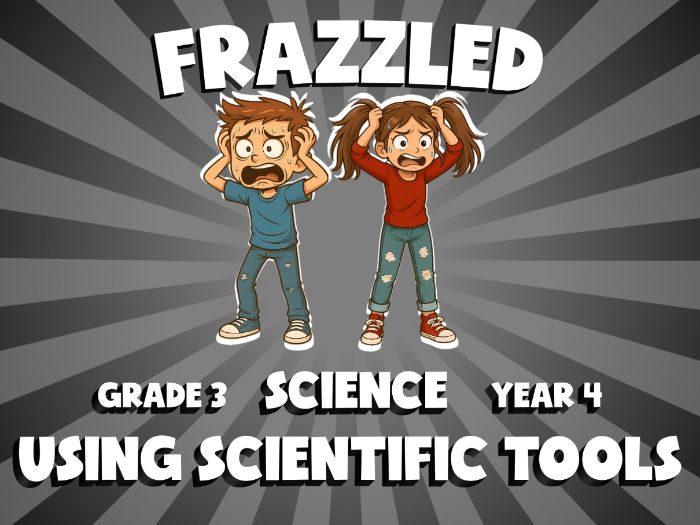 Using Scientific Tools FRAZZLED Science Game | No-Prep Year 4 Review Activity