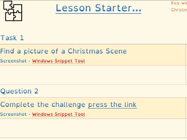 Christmas Computer Science Treasure Hunt – Festive Coding, AI & Digital Skills Lesson