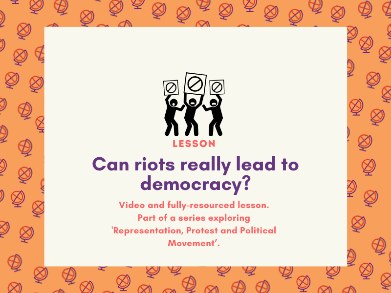 Can riots really lead to democracy?
