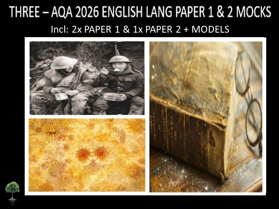 THREE - AQA PAPER 1 & 2 | 2026 FULL MOCKS | MODELS