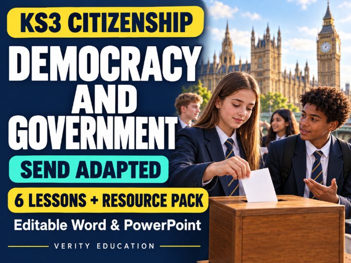 KS3 Citizenship: Democracy and Government — SEND-Adapted Pack