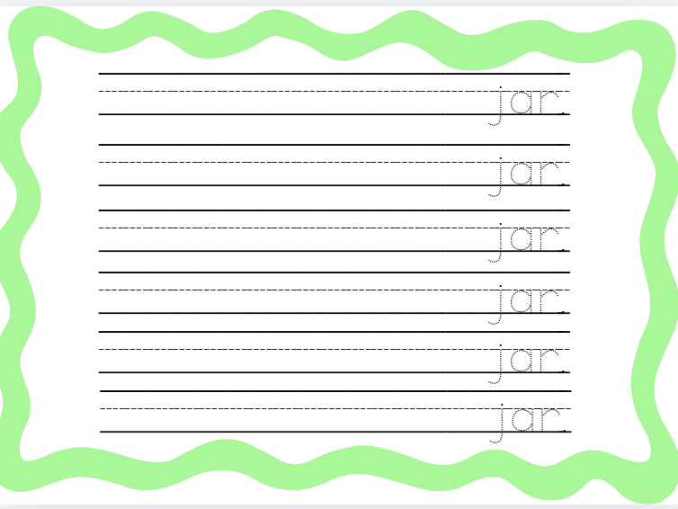 Jariau Tric a Chlic - Melyn, glas, gwyrdd a phinc