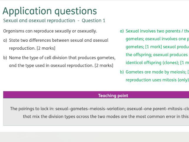 AQA 4.6 Inheritance - Application Qs and As