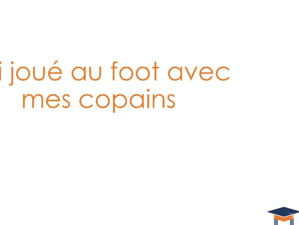 French - Tenses starter or plenary