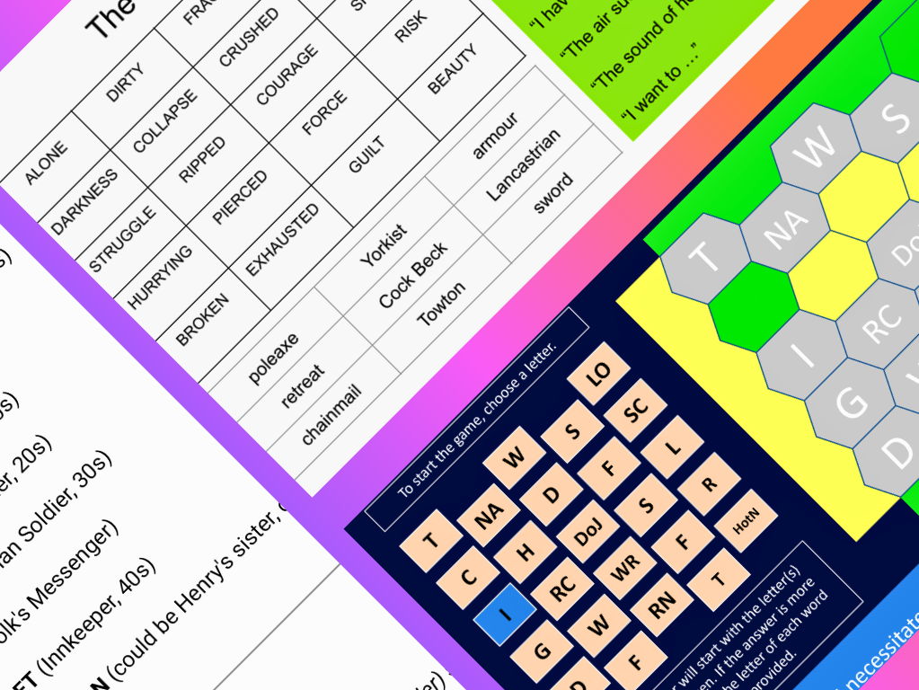 KS3/Common Entrance Medieval Realms - The Wars of the Roses: The Battle of Towton Literacy Resource Pack