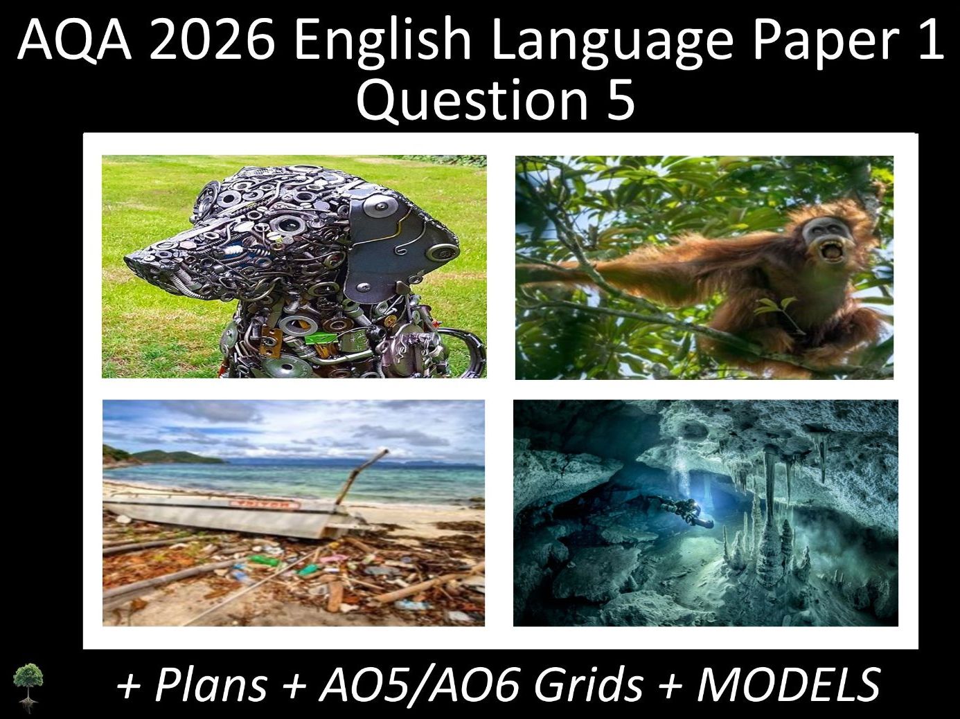 Four Question 5 - AQA 2026 English Language Paper 1| Plans, AO Grids, Models