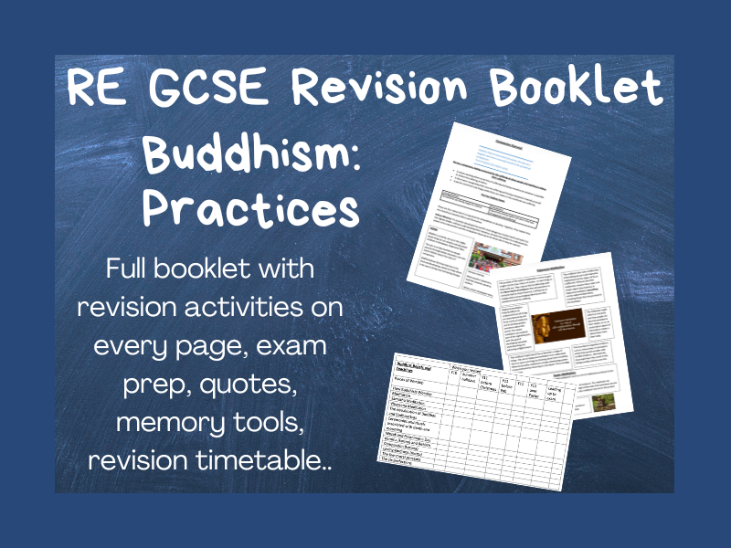 RE Buddhism AQA GCSE Revision Guide - Buddhist Practices