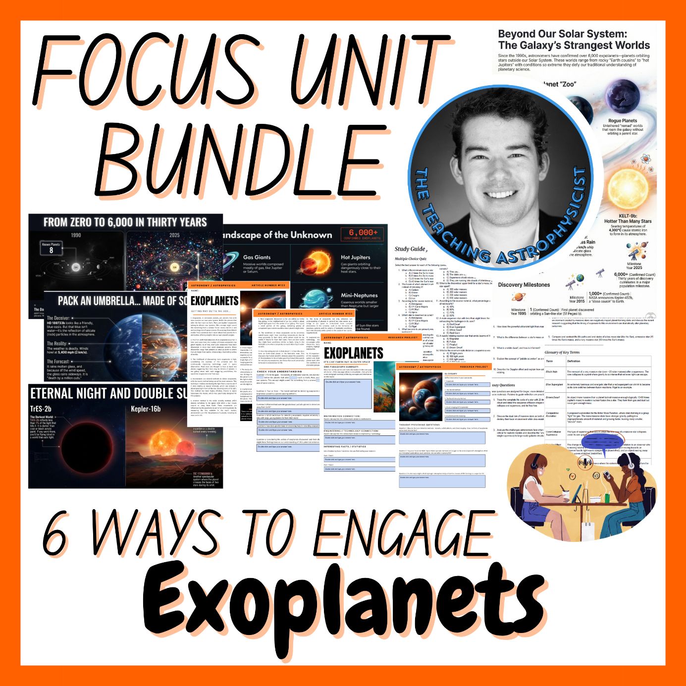 Gamma Ray Bursts | Focus Unit Bundle | 6 Resources inc Quiz | Space Science Set