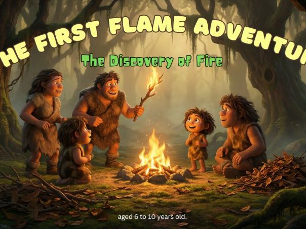 The Discovery of Fire Stone Age & Early Humans Digital Story History & Science