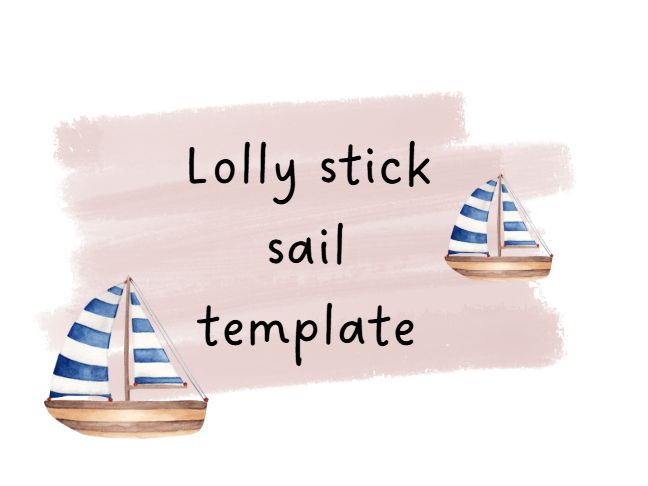 Lolly stick sails