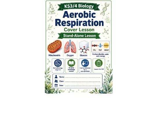 Aerobic respiration cover lesson Biology KS3/4